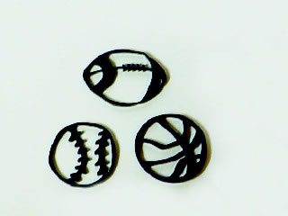 Heidi Grace - summer sports balls  (sold in 3's)